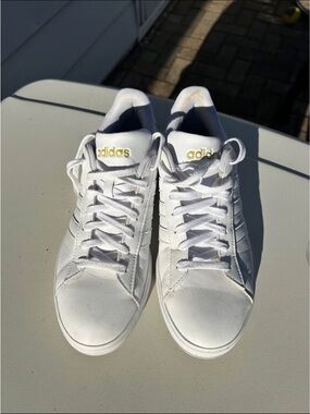 Adidas White Grand Court 2.0 Sneaker